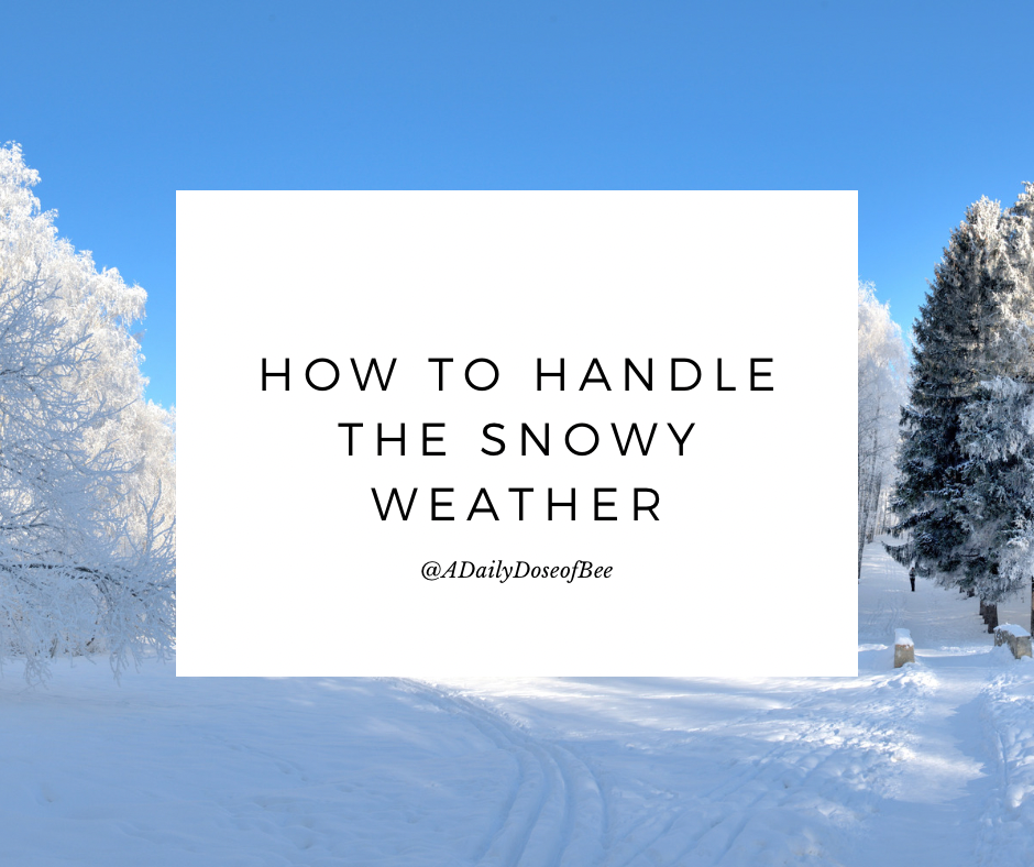 How To Handle The Snowy Weather