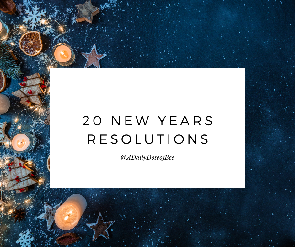 20 New Years Resolutions